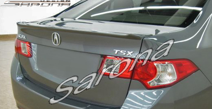 Custom Acura TSX Trunk Wing  Sedan (2009 - 2014) - $179.00 (Manufacturer Sarona, Part #AC-047-TW)